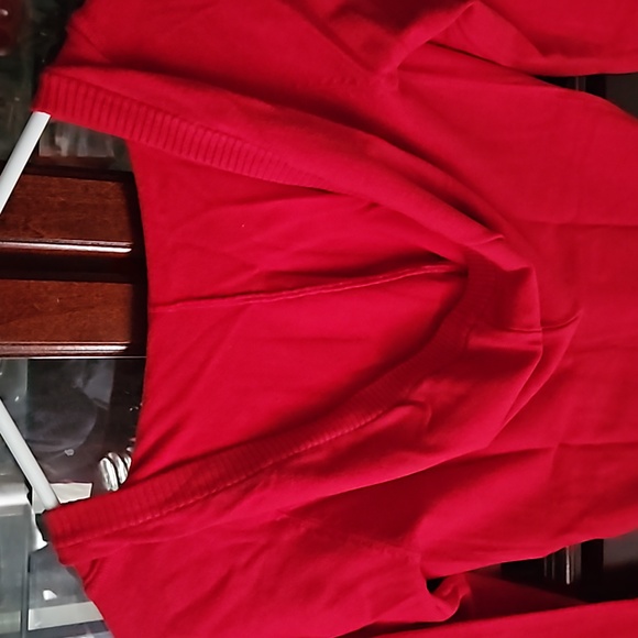 FOREVER 21 VINTAGE KNIT V-NECK HOODED SWEATER - Picture 7 of 7